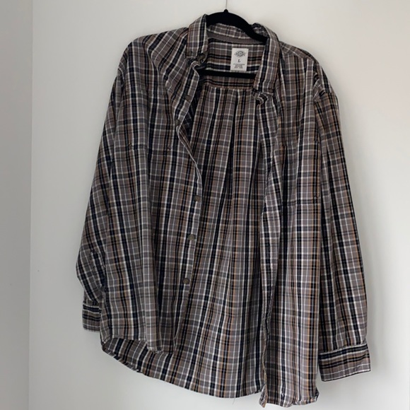 Mens: Dickies long sleeve button down - Picture 1 of 4